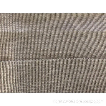 Melange color Waffle RIB FABRICS